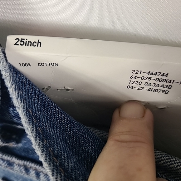 NWT Uniqlo Women’s Wide Straight Jeans Size 25 - Picture 4 of 6